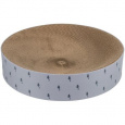LILLY kulatý škrabací pelech s catnipem, ø 45 × 10 cm, karton, lila