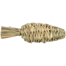 Marchewka, naturalna zabawka dla gryzoni, 20 cm/ 6 cm, 100% trawa