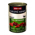 Animonda GRANCARNO® dog adult hovädzie a kačacie srdcia bal. 6 x 400g konzerva