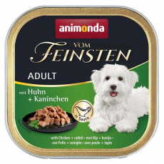 Animonda Vom Feinsten dog ADULT z kurczakiem + królik w sosie 11 x 150 g