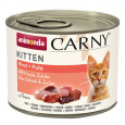 ANIMONDA konzerva CARNY Kitten - hovězí + krůta  200g