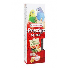 Pamlsok VL Prestige Sticks Small Parakeets with Eggs & Thyme 2 ks - tyčinka pre andulky s vajcami a tymianom 60 g