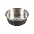 Miska DUVO+ na kŕmenie matná čierna nerez s priemerom 15,8 cm 750 ml