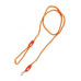 Vodítko BUSTER Reflective lanové 180cm/8mm oranžové