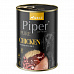 NEW PIPER PURE kuře s hnědou rýží, konzerva pro psy, 400 g