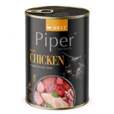 PIPER CAT konzerva pro kočky, s kuřecím masem 400g