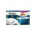 Nestlé GOURMET PERLE cat Multipack duo losos&treska kapsička 4x85 g