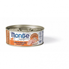 MONGE SUPREME STERILISED tuňák a krab pro kočky 80 g