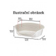 Pelech plast SIESTA DLX 12 hnědý 111x80,5x33cm FP
