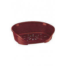 Plastowe legowisko SIESTA DLX 12 bordo 111x80,5x33cm FP