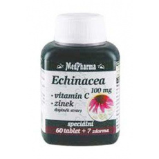 Echinacea 100mg+vit.C+zinek 100+7tbl zdarma MedPharma Echinacea 100mg+vit.C+zinek 100+7tbl zdarma MedPharma