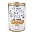 All Animals DOG konz. Kuřecí mleté s rýží 400g