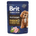 Brit Premium Dog Fillets Gravy Chicken&Green Peas 85g