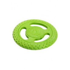 Hračka pes FRISBEE MAXI plov. z TPR zelená Kiwi