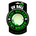 Hračka pes GLOW BALL MAXI plov. z TPR  Kiwi