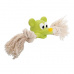 Hlava myšky MINI s bavlněnou činkou, se zvukem, 5x18 cm, zelená/přírodní, HipHop