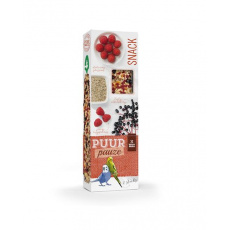 PUUR pauze Sticks canary budgie raspberry & elderberry - lahodné tyčinky s ovocím 60 g