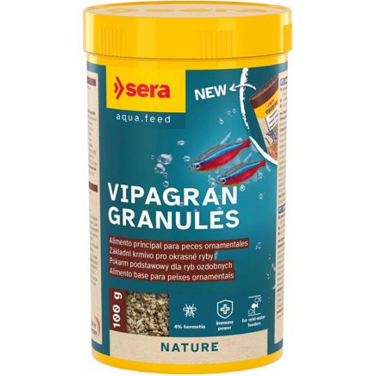 Sera Vipagran Nature základné krmivo 250 ml
