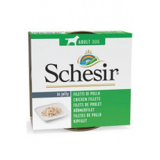 Schesir Dog konz. Adult kuřecí filé 150g Schesir Dog konz. Adult kuřecí filé 150g