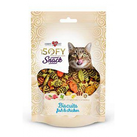 Pochoutka Aiko Cat SOFY Snack Bisciut Fish&Chicken 50g Pochoutka Aiko Cat SOFY Snack Bisciut Fish&Chicken 50g