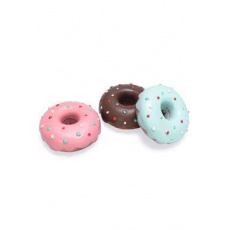 Hračka pes Donut latex 12cm mix barev KAR