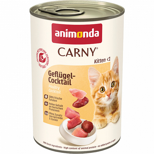 ANIMONDA konzerva CARNY Kitten - drůbeží koktejl 400g