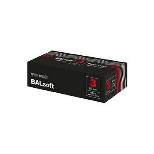 Kapesníky papírové Balsoft 3vrstvé box 105ks
