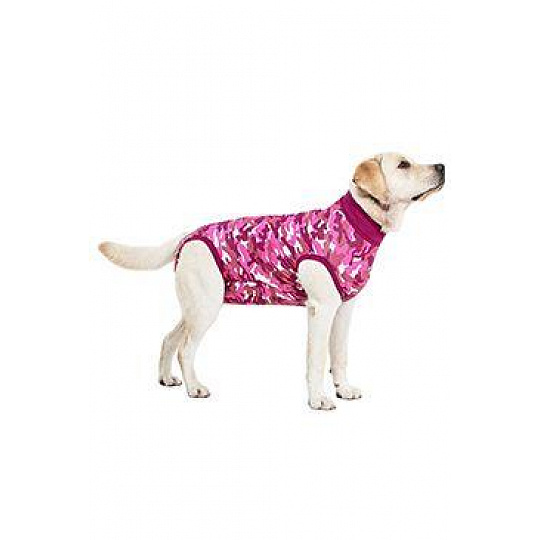 Obleček ochranný Suitical Dog PINK CAMO 67cm L