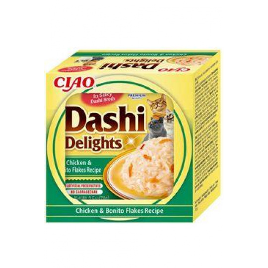 Churu Cat Dashi Delights Chicken & Bonito Flakes 70g