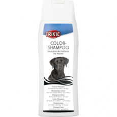 TRIXIE Color šampon - černý 250 ml - pro tmavé nebo černé psy TRIXIE Color šampon - černý 250 ml - pro tmavé nebo černé psy
