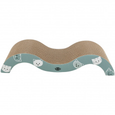 MIMI škrábací karton vlna 50 x 9 x 23 cm, šalvějová MIMI škrábací karton vlna 50 x 9 x 23 cm, šalvějová