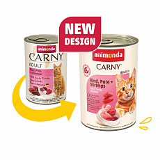 ANIMONDA konzerva CARNY Adult - hovězí, krůta, ráčci 400g