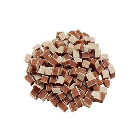 Pochoutka Sandwich kostky kuře s treskou mini 1cm/80g
