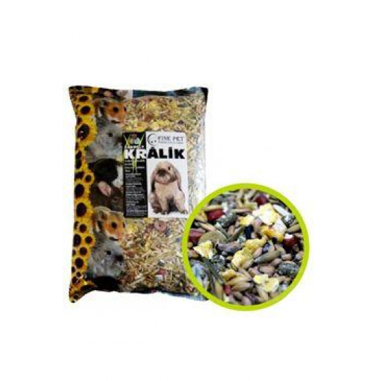FINE PET Zakrslý Králík Premium 800g
