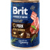 BRIT Premium by Nature Pork with Trachea - Mokré krmivo pro psy - 400 g