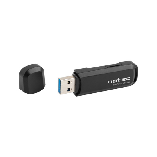 NATEC Scarab 2 čtečka karet Černá USB 3.0 Type-A