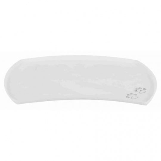 Prostírání pod misky silikonové  48 x 27 cm, transparentní