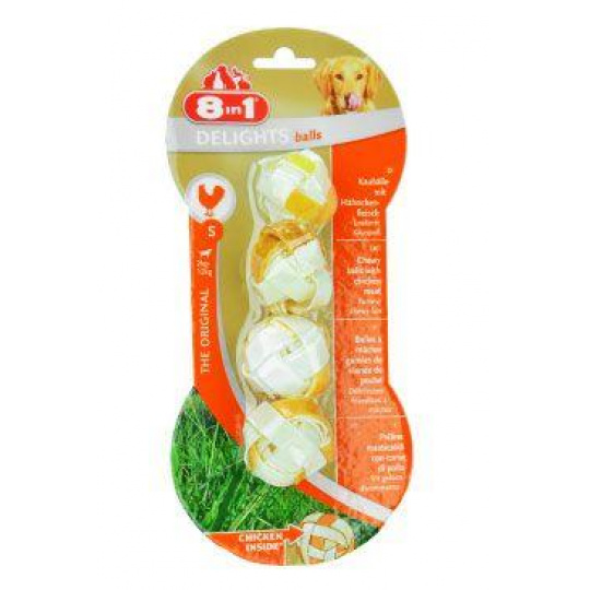 Przysmak 8in1 Delights Meaty Chewy Balls XS 4 szt.