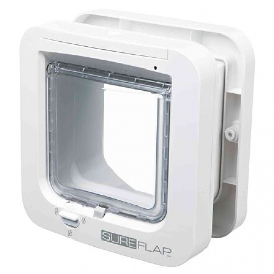 SureFlap 4-cestná dvířka na mikročip 21 x 21 cm - bílé