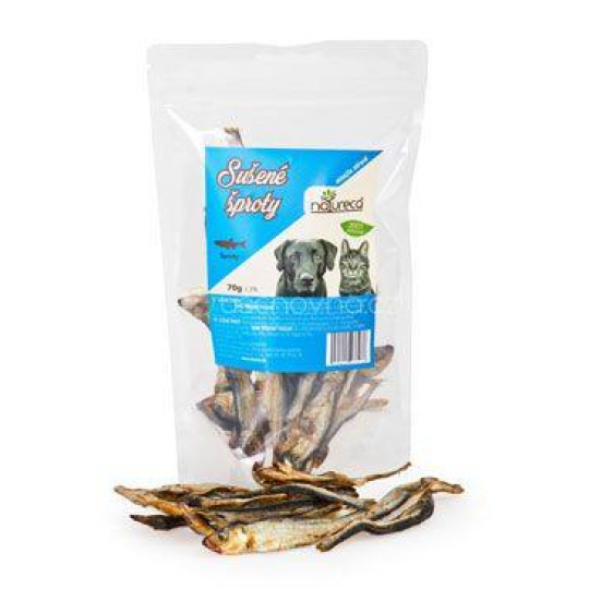 NATURECA pochoutka Šproty sušené 6-8cm 70g