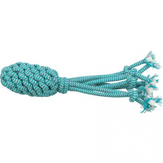 Chobotnice z lana se zvukem, 35 cm, polyester/bavlna