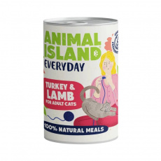 ANIMAL ISLAND Everyday Turkey and lamb - mokré krmivo pro kočky - 400g