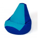 Sako taška pouffe Pear blue L 105 x 80 cm