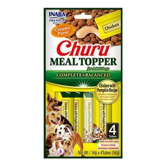 Churu Dog Meal Topper Chicken with Pumpkin Recipe4x14g