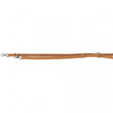 RUSTIC kožené predlžovacie vodítko Heartbeat - hnedá