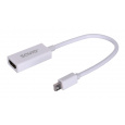 Savio CL-57 adaptér k video kabelům 0,2 m Mini DisplayPort HDMI Typ A (standardní) Bílá