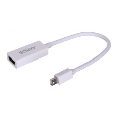 Savio CL-57 adaptér k video kabelům 0,2 m Mini DisplayPort HDMI Typ A (standardní) Bílá