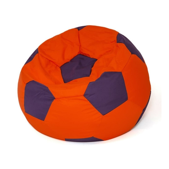 Fotbalová taška Sako pouffe červenofialová L 80 cm