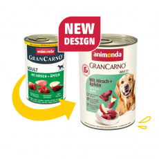GRANCARNO Adult - s jelením masem a jablky 400 g