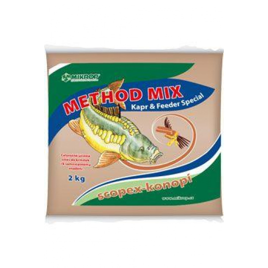 Mikrop Method mix pro ryby scopex - konopí 2kg
